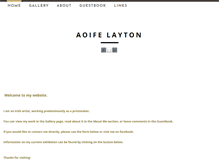 Tablet Screenshot of aoifelayton.com